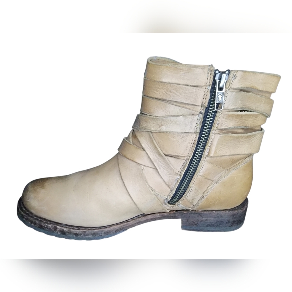 Frye Veronica Strappy Short Boots, Womens 7 - Picture 6 of 13